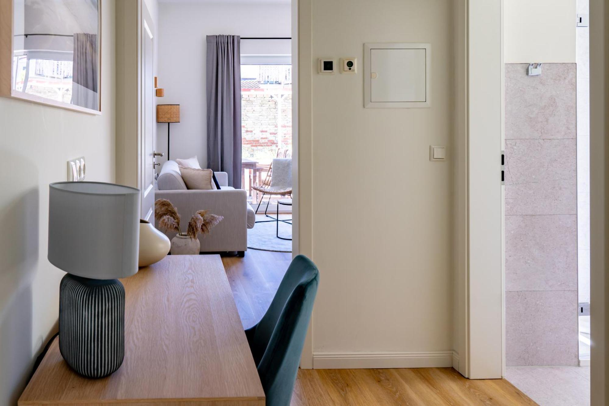 Apartment Kapitaenshaus Friedrich Franz - Premium 200 Meter Vom Und Alten Strom