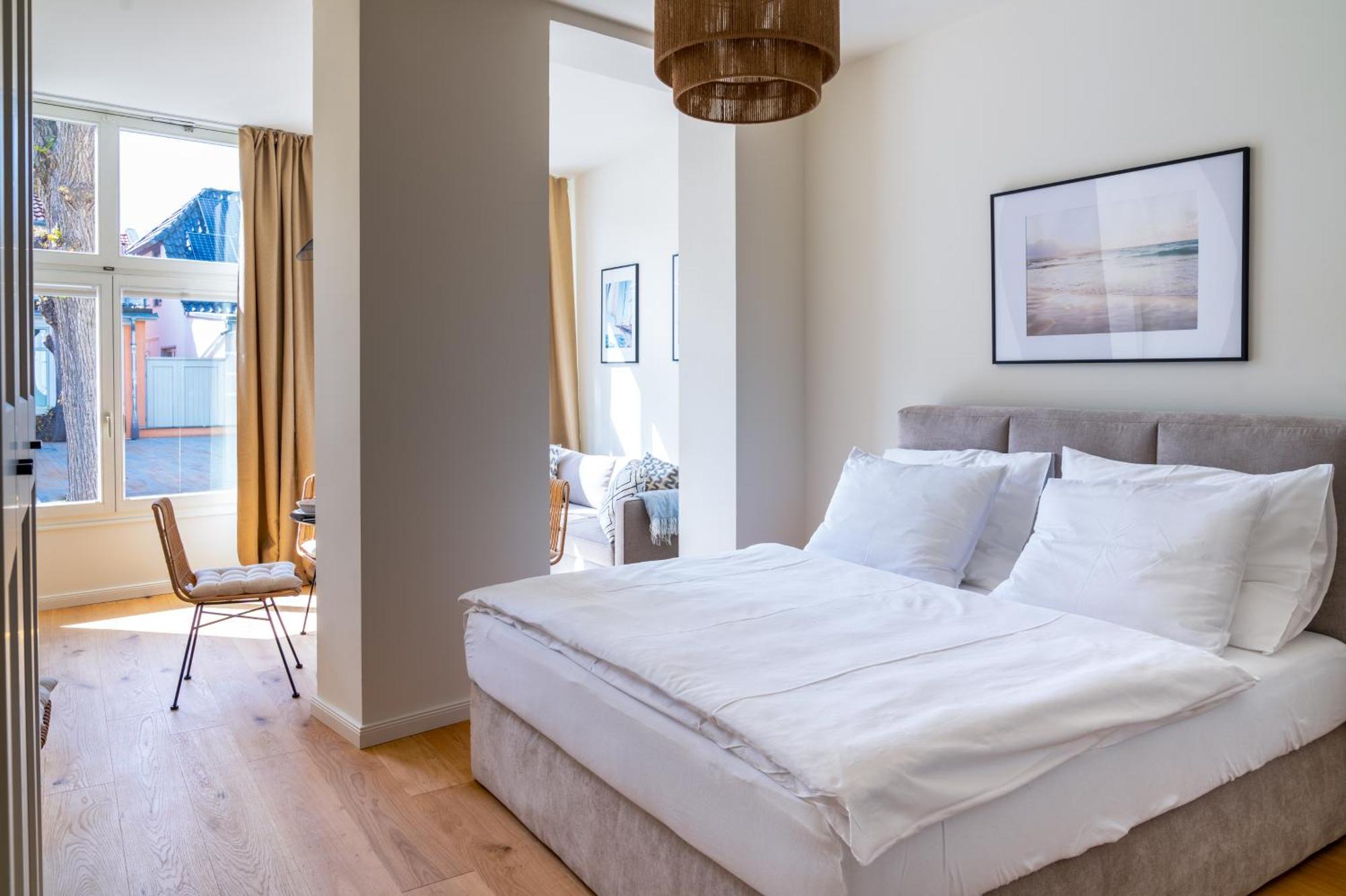 Apartment Kapitaenshaus Friedrich Franz - Premium 200 Meter Vom Und Alten Strom