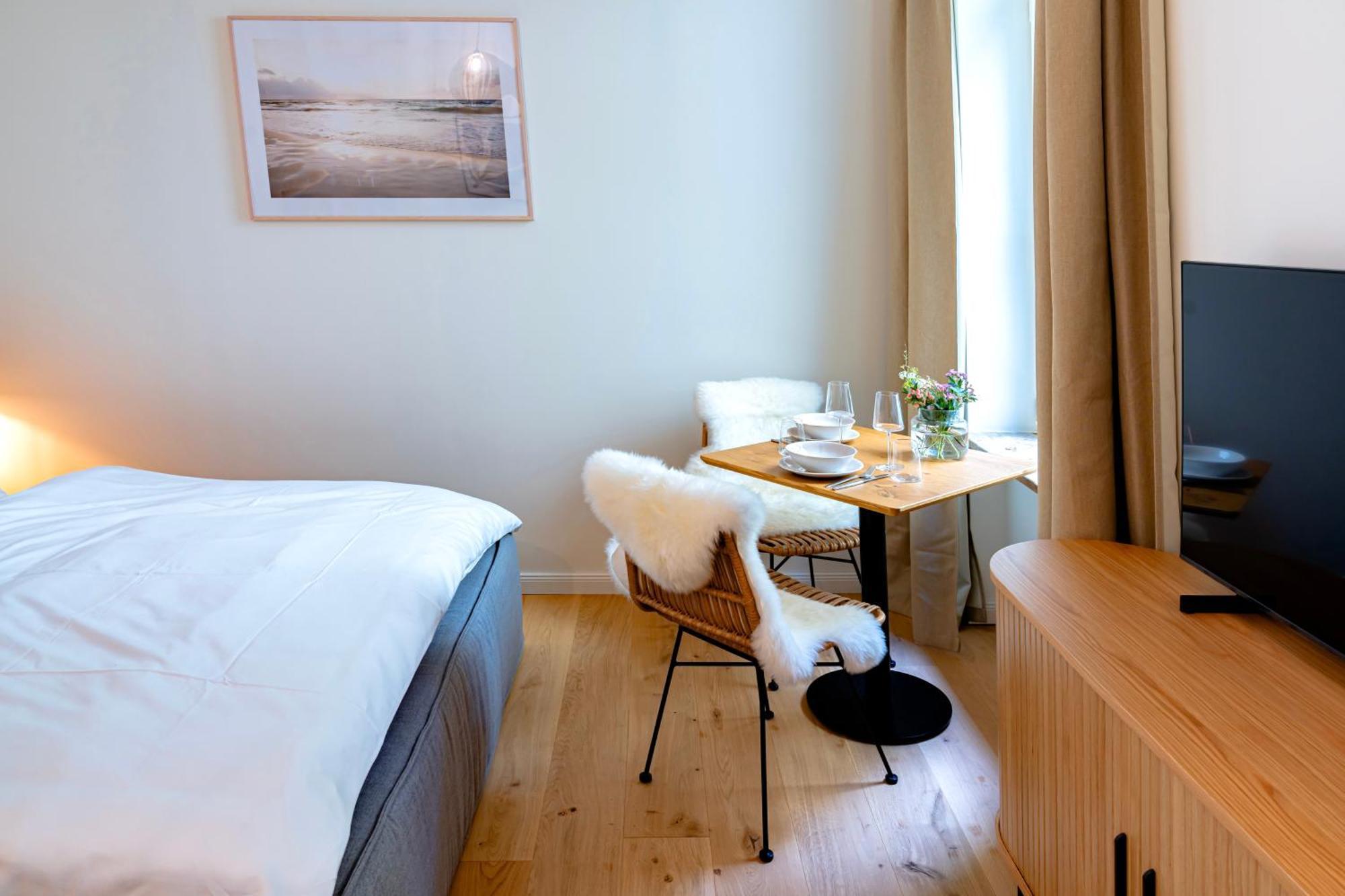 Kapitaenshaus Friedrich Franz - Premium 200 Meter Vom Und Alten Strom Apartment